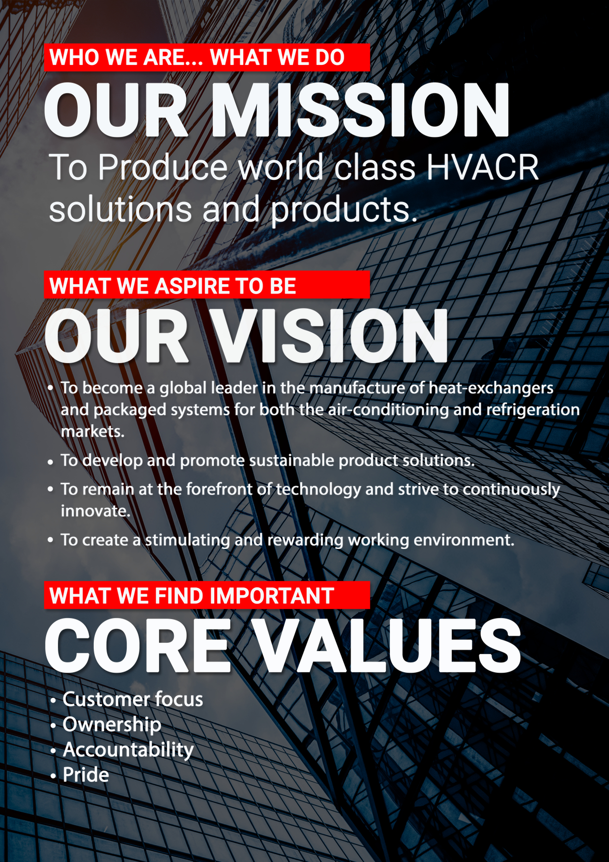 HC Mission and Vision statement